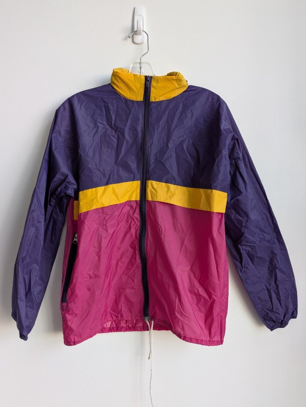 Vintage Colourblock Packable Windbreaker | Fits Medium